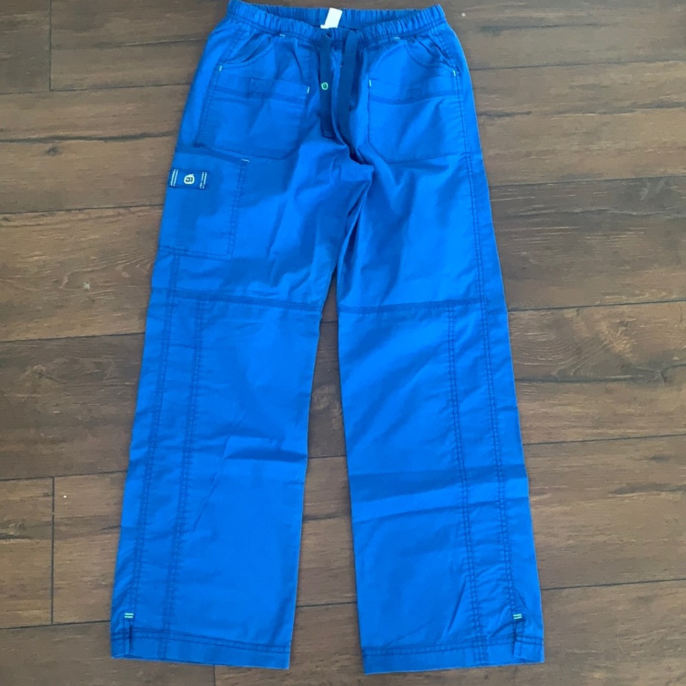Blue Women’s Wonderwink Cargo Scrub Pant